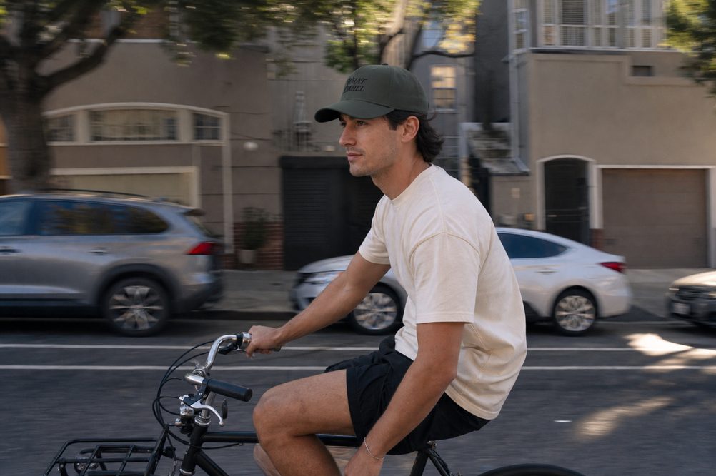 The Hat in Cypress on a bike ride