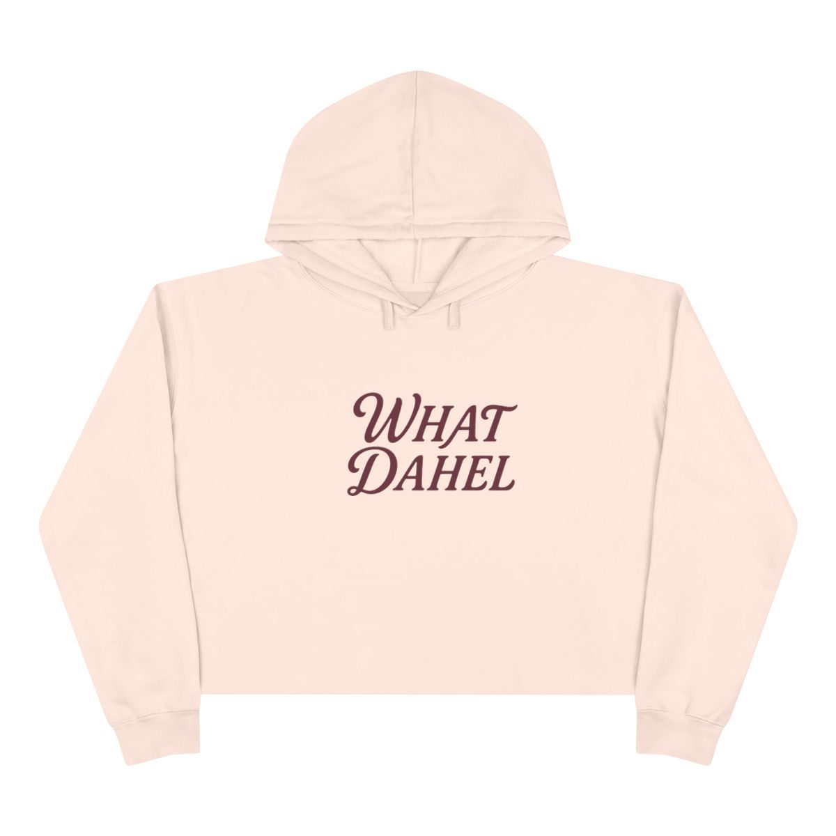 Crop Hoodie, pale pink