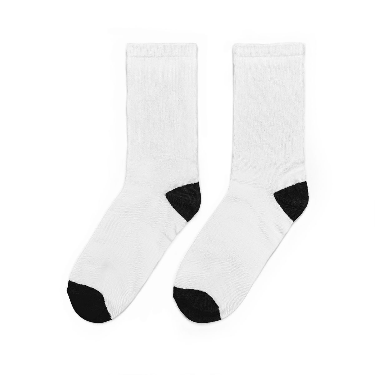 Padded Socks, white / navy, front