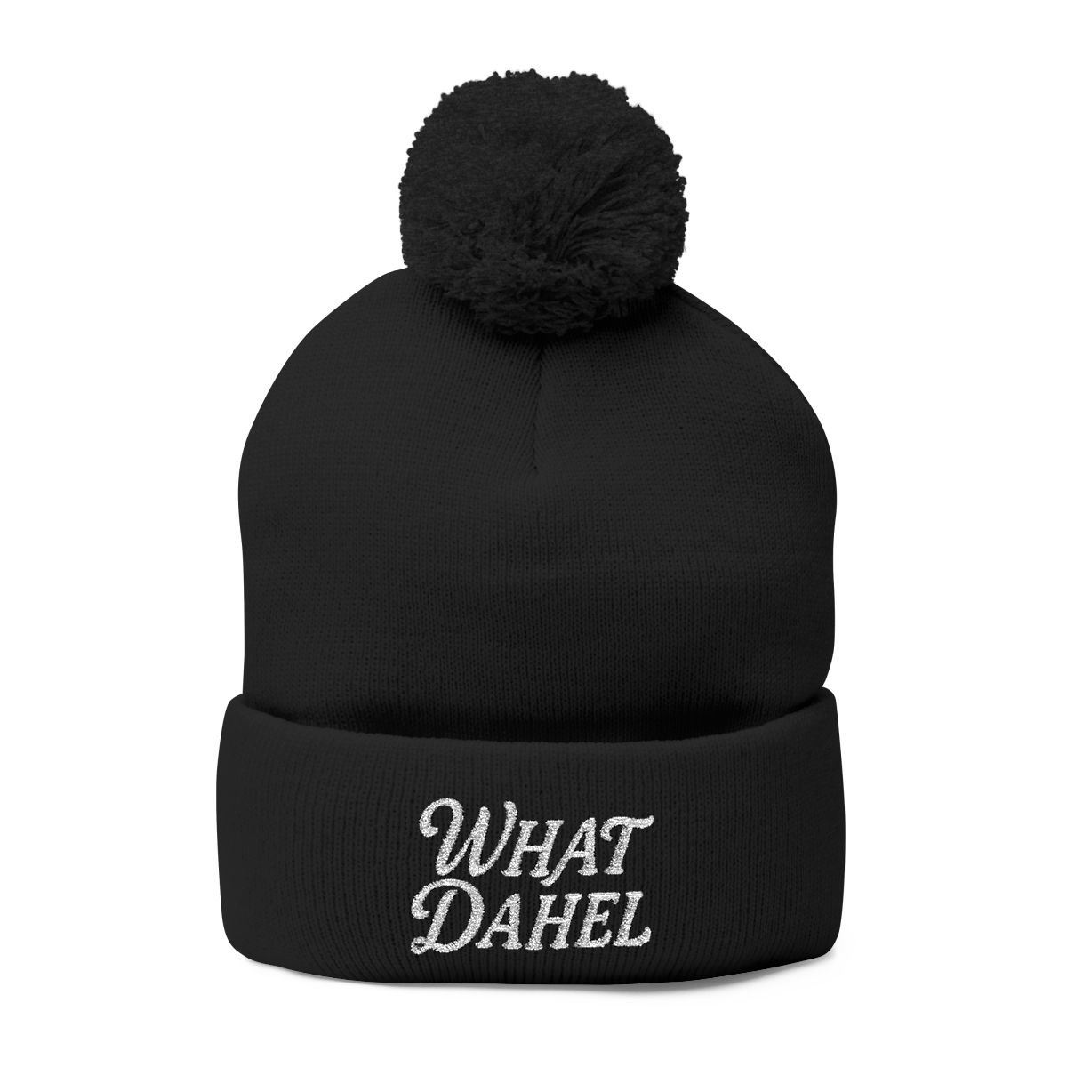 Pom Beanie, black, front