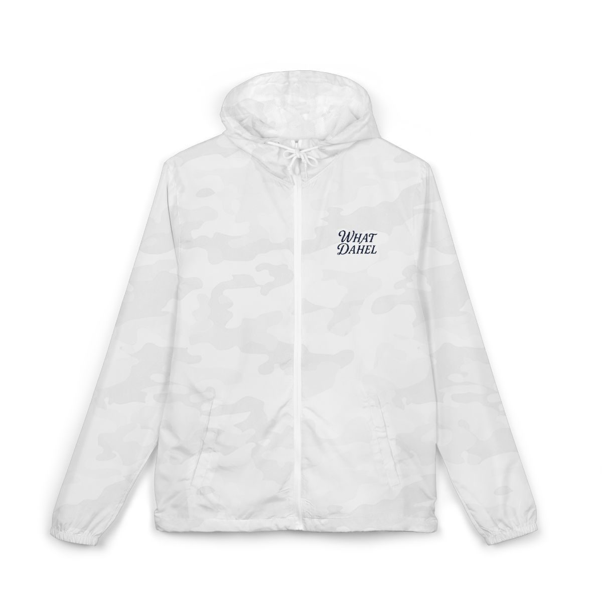 Windbreaker, white camo